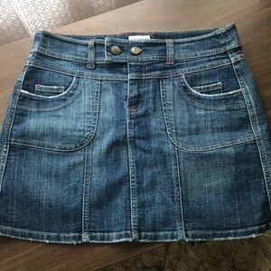 Y2K Denim mini skirt
